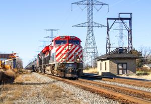 Photograph of a trains