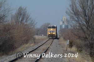 UP 7470 East CN L570-91 at Pomeroy Iowa 