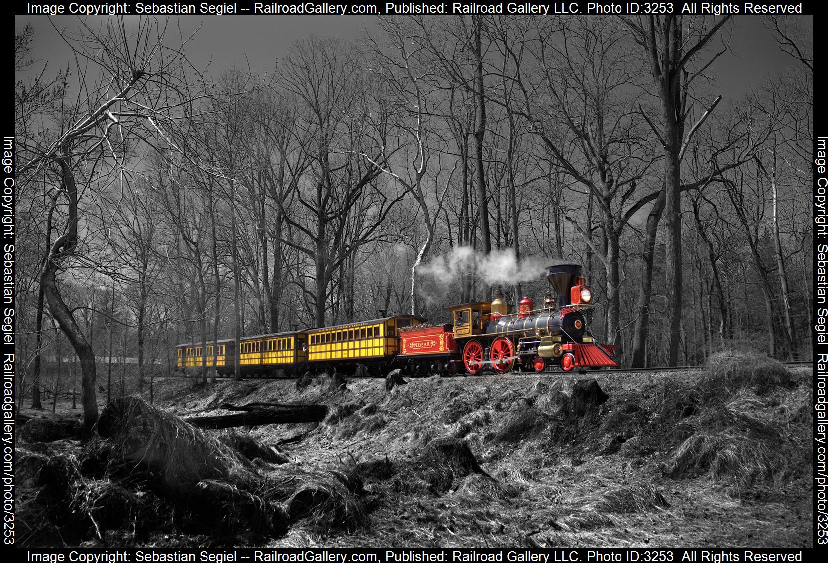 331 is a class 4-4-0 and  is pictured in Elizabethtown, Pennsylvania, United States.  This was taken along the Stone Gables Estate on the Harrisburg Lincoln & Lancaster. Photo Copyright: Sebastian Segiel uploaded to Railroad Gallery on 04/03/2024. This photograph of 331 was taken on Friday, March 29, 2024. All Rights Reserved. 