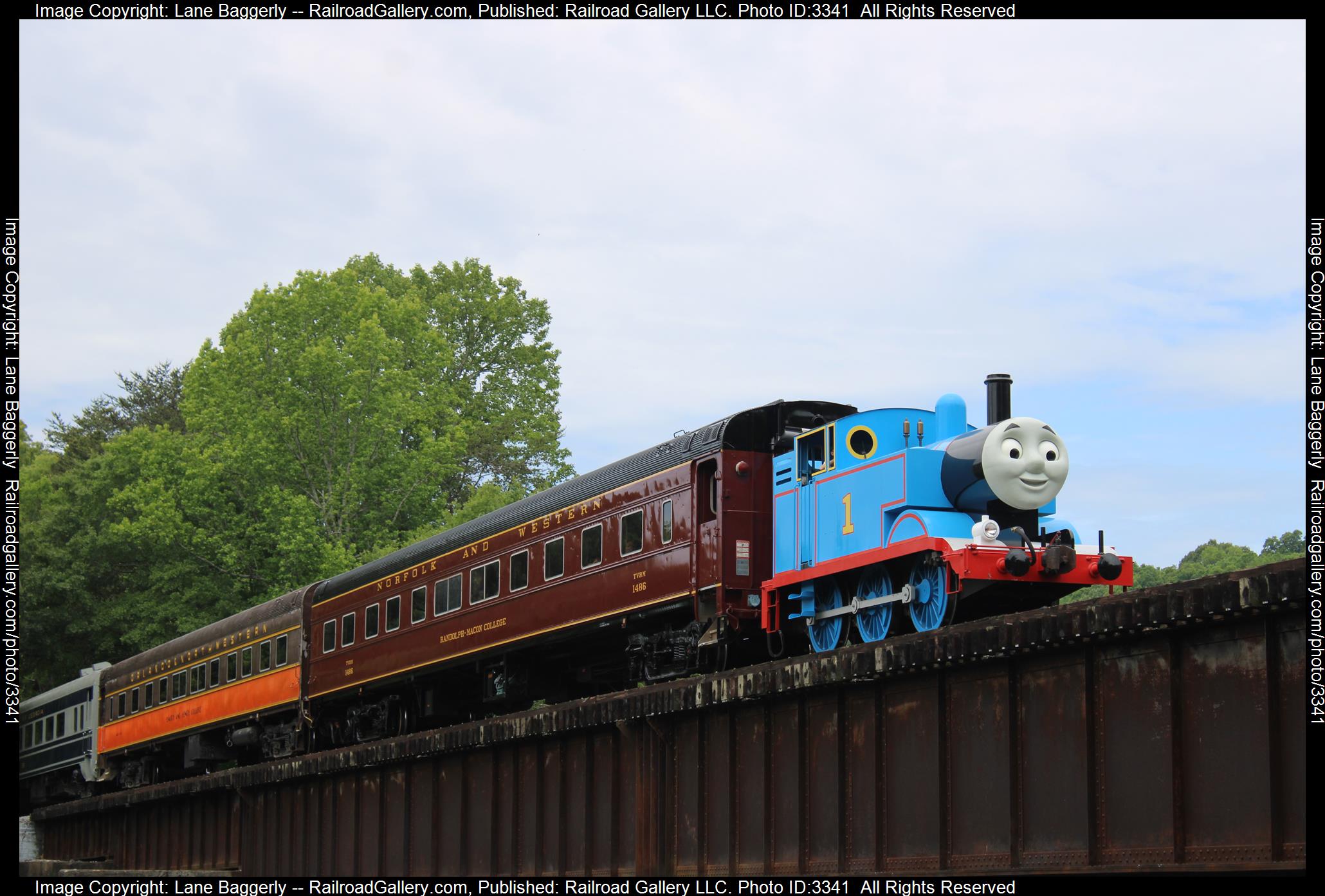 Thomas 1 is a class 0-6-0 and  is pictured in Chattanooga, Tennessee, United States.  This was taken along the TVRM on the Tennessee Valley. Photo Copyright: Lane Baggerly uploaded to Railroad Gallery on 04/30/2024. This photograph of Thomas 1 was taken on Sunday, May 16, 2021. All Rights Reserved. 