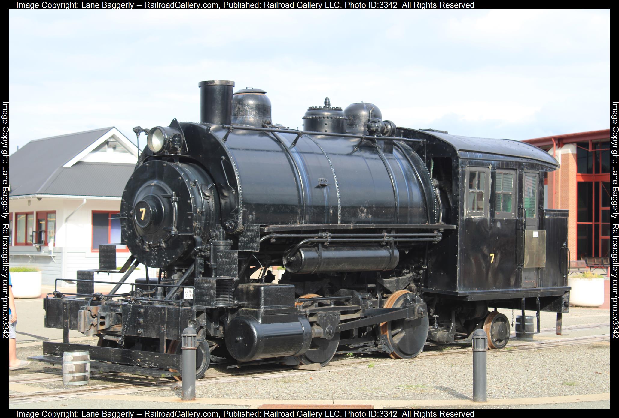 BMR 7 is a class 2-4-2 and  is pictured in Scranton, Pennsylvania, United States.  This was taken along the Steamtown on the Steamtown. Photo Copyright: Lane Baggerly uploaded to Railroad Gallery on 04/30/2024. This photograph of BMR 7 was taken on Thursday, September 16, 2021. All Rights Reserved. 