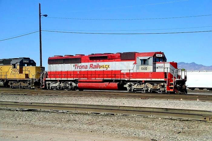 HLCX 6410 Trona Railway EMD SD45-2 - in Tucson, Arizona b...