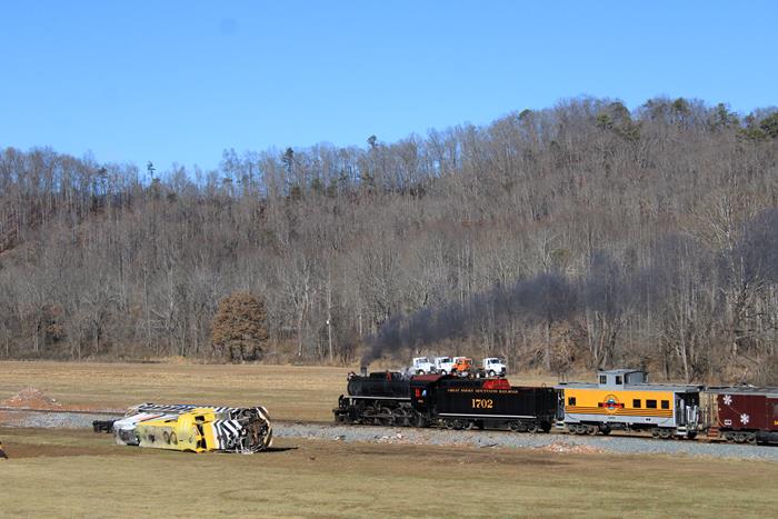 GSMR 1702 Great Smoky Mountain 2-8-0 - in Whitter, North...