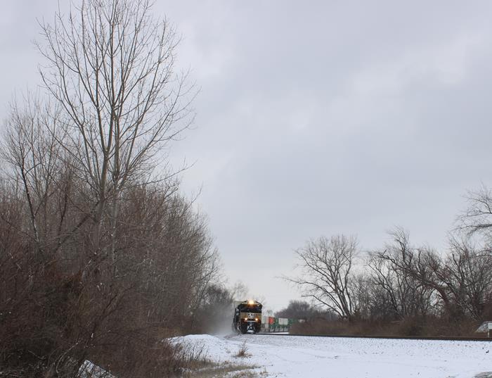 NS Train in the Snow 