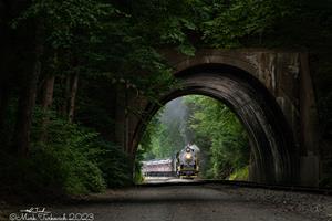 Into Nesquehoning Tunnel