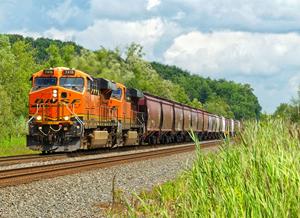 Pumpkins On A Grain Train 