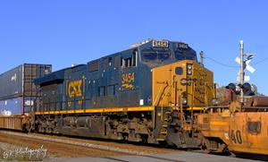 CSXT 3454 DPU at Callahan, FL