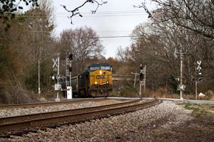 CSXT 593 South at Roebuck 