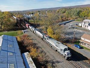 A big 6 axle ALCO leading on the Carbondale Line