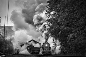 Steaming along the Steam Shop Spur