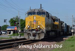 UP 9592 East UP MCBCH 17 at Ames Iowa