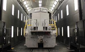 Admiral Cab Unit in the Paint Booth