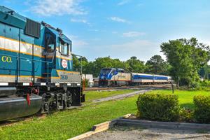 Photograph of a trains