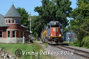 Photograph of a trains