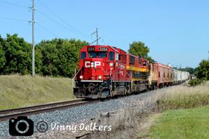 CP 2204 west CPKC K42-30 at Spencer Iowa