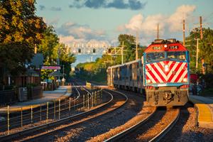 Metra in Golden Light