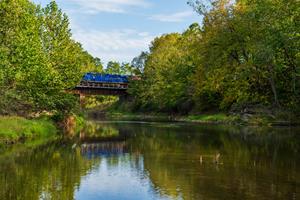 Pevler Blue over the Eel River