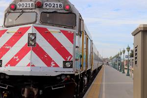 Amtrak Awaits next departure out of Bakersfield