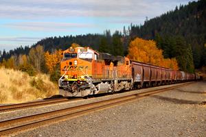 BNSF 8124 at Algoma