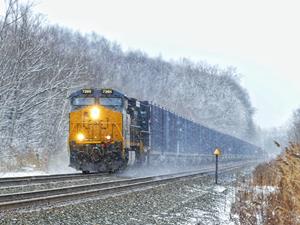 CSX In The Snow