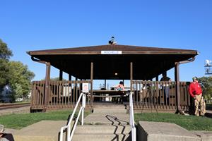 Rochelle Pavilion on a Sunny afternoon