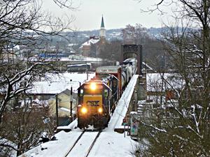 J784 Westbound on the Indy Sub