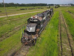 NS SD38-2 at Silvis