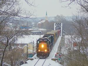 EMD's Lead J784 Out Of Hamilton