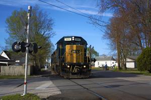 Southbound CSX local on the CE&D