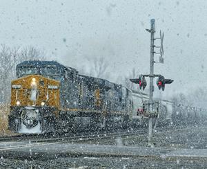 Battling Through The Snow 