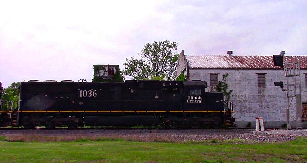 IC 1036 is a class EMD SD70 and  is pictured in Ashley, Illinois, USA.  This was taken along the CN Centralia subdivision on the Illinois Central Railroad. Photo Copyright: Blaise Lambert uploaded to Railroad Gallery on 05/04/2023. This photograph of IC 1036 was taken on Thursday, May 04, 2023. All Rights Reserved. 