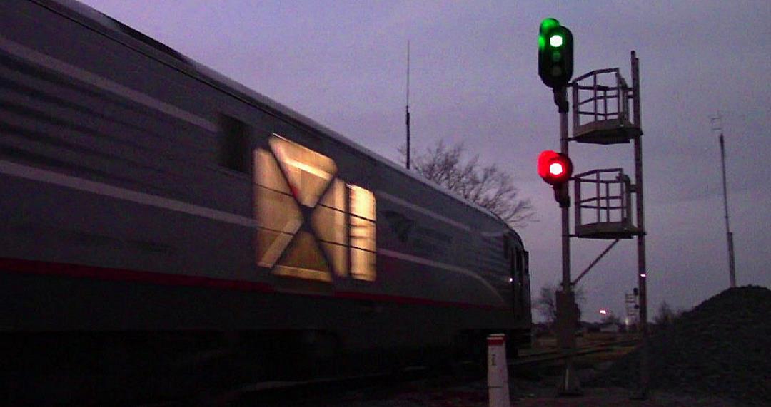 IDTX 4610 is a class Siemens SC-44 and  is pictured in Ashley, Illinois, USA.  This was taken along the CN Centralia subdivision on the Amtrak. Photo Copyright: Blaise Lambert uploaded to Railroad Gallery on 05/05/2023. This photograph of IDTX 4610 was taken on Wednesday, December 07, 2022. All Rights Reserved. 