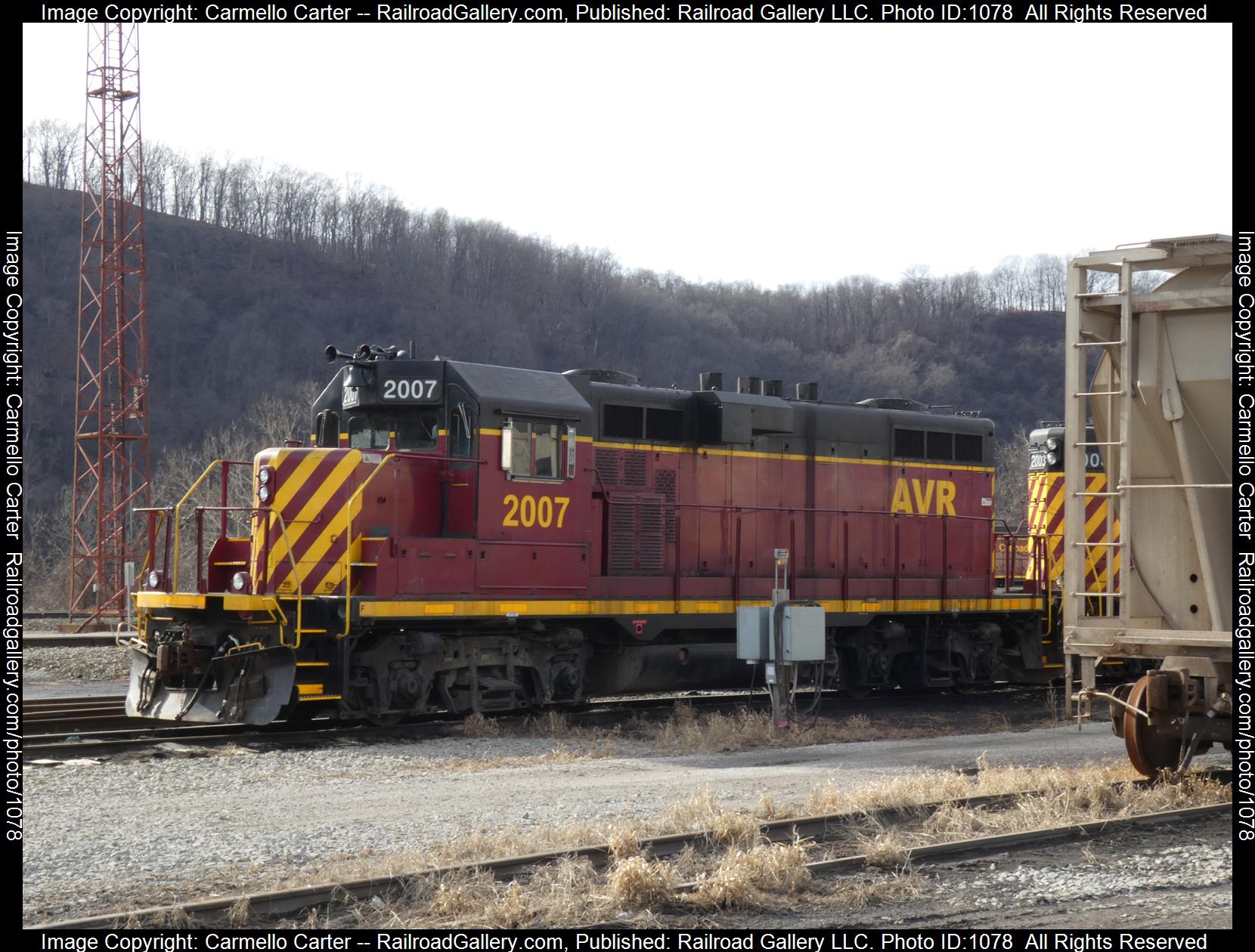 Unknown is a class GP11 (ex IC) and  is pictured in Pittsburgh, Pennsylvania, U.S.A.  This was taken along the Unknown on the Allegheny Valley Railroad. Photo Copyright: Carmello Carter uploaded to Railroad Gallery on 05/17/2023. This photograph of Unknown was taken on Tuesday, April 11, 2023. All Rights Reserved. 