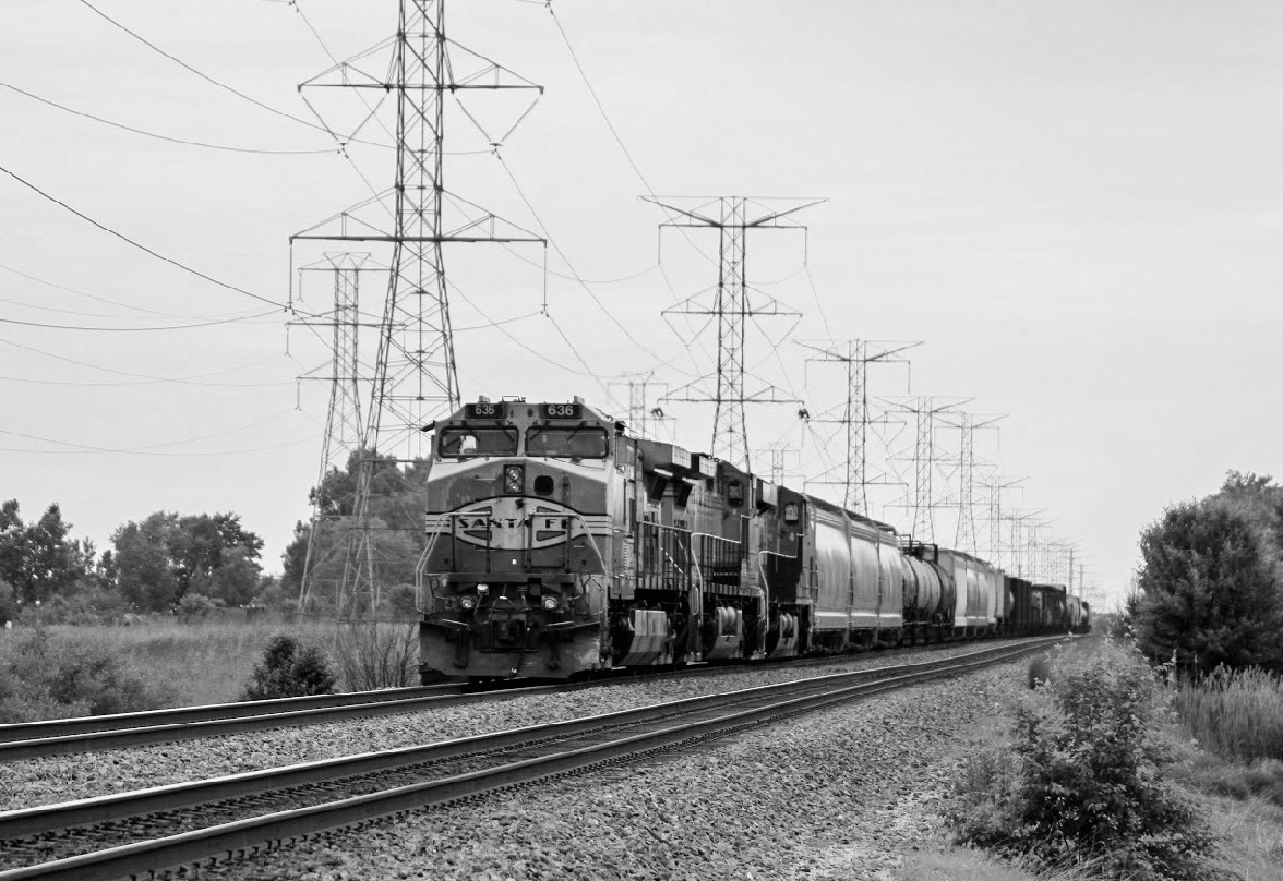 636 is a class Dash9  and  is pictured in Plainfield , Illinois , United States.  This was taken along the Canadian National  on the ATSF. Photo Copyright: Ashton  Stasko  uploaded to Railroad Gallery on 11/14/2022. This photograph of 636 was taken on Saturday, June 11, 2022. All Rights Reserved. 