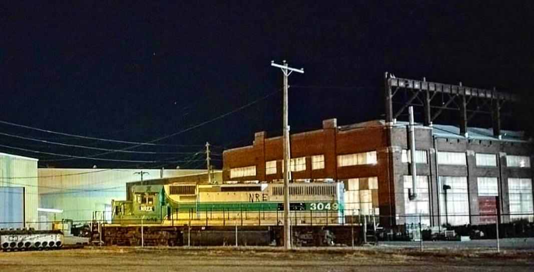 NREX 3049 is a class EMD SD40-2 and  is pictured in Mount Vernon, Illinois, USA.  This was taken along the National Railway Equipment on the National Railway Equipment. Photo Copyright: Blaise Lambert uploaded to Railroad Gallery on 05/18/2023. This photograph of NREX 3049 was taken on Wednesday, November 23, 2022. All Rights Reserved. 