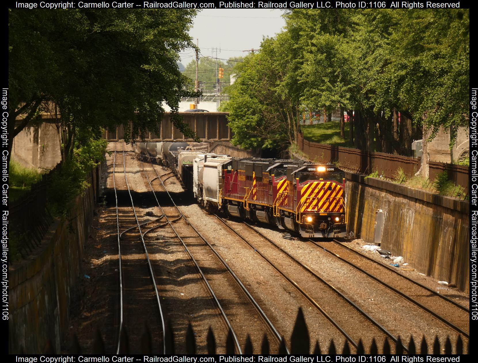 Unknown is a class SD60M and  is pictured in Pittsburgh, PA, Pennsylvania, U.S.A.  This was taken along the Pitt line on the Carload express. Photo Copyright: Carmello Carter uploaded to Railroad Gallery on 05/31/2023. This photograph of Unknown was taken on Monday, May 29, 2023. All Rights Reserved. 