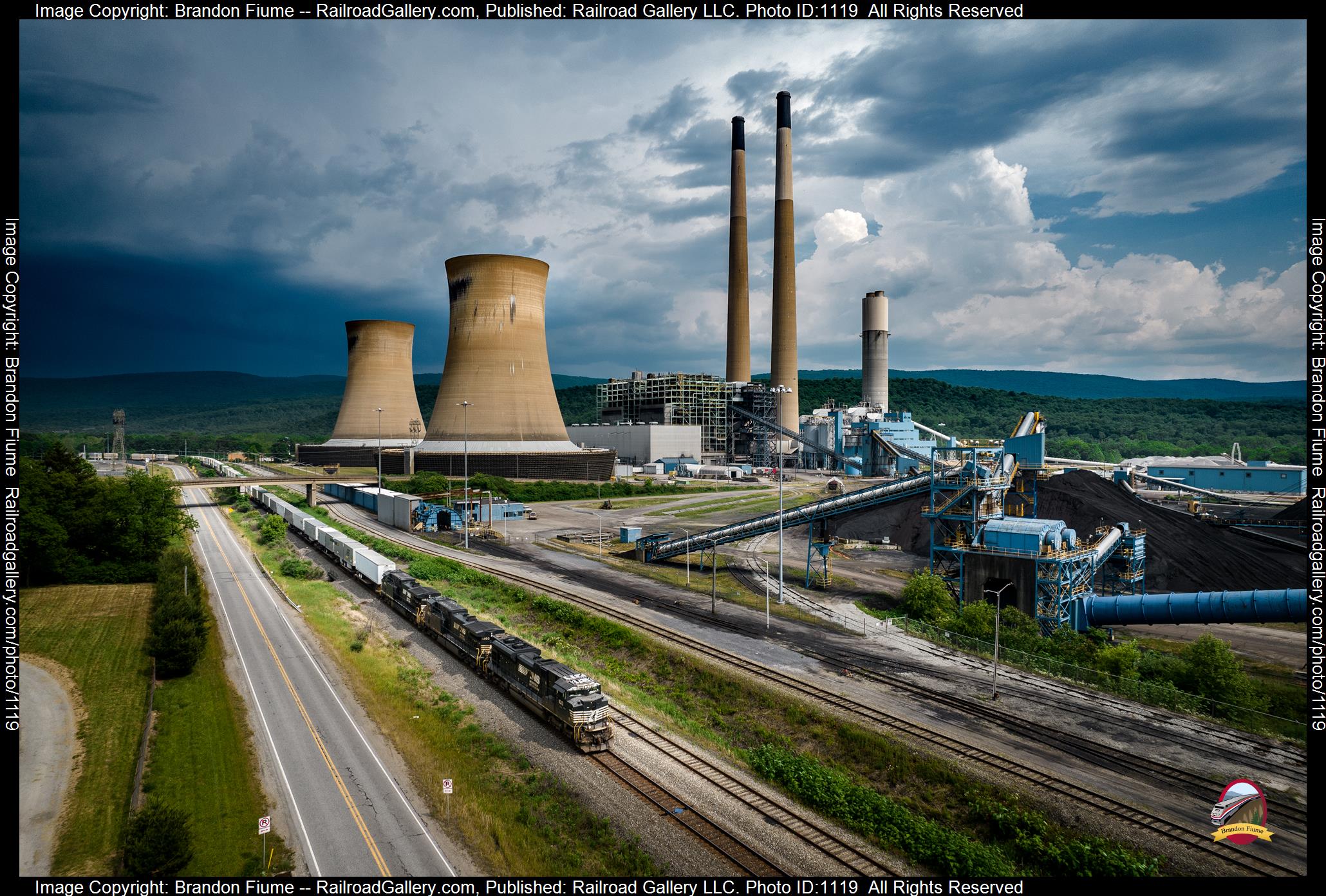 NS 1013 is a class EMD SD70ACe and  is pictured in New Florence, Pennsylvania, United States.  This was taken along the Sang Hollow Extension  on the Norfolk Southern. Photo Copyright: Brandon Fiume uploaded to Railroad Gallery on 06/05/2023. This photograph of NS 1013 was taken on Saturday, June 03, 2023. All Rights Reserved. 