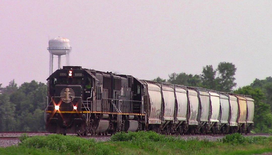 IC 1000 is a class EMD SD70 and  is pictured in Irvington, Illinois, USA.  This was taken along the CN Centralia subdivision on the Illinois Central Railroad. Photo Copyright: Blaise Lambert uploaded to Railroad Gallery on 06/06/2023. This photograph of IC 1000 was taken on Monday, June 05, 2023. All Rights Reserved. 