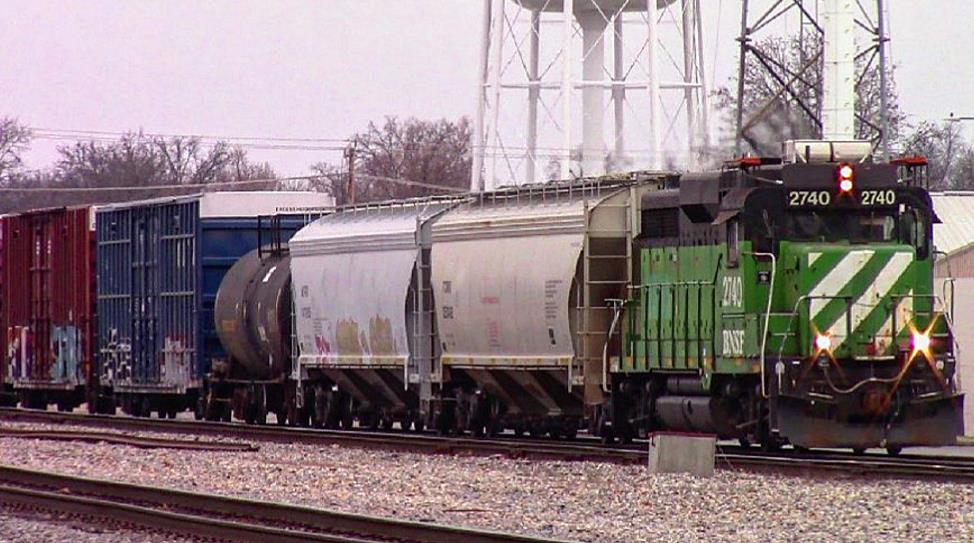 BNSF 2740 is a class EMD GP39E and  is pictured in Centralia, Illinois, USA.  This was taken along the BNSF Beardstown subdivision on the Burlington Northern Railroad. Photo Copyright: Blaise Lambert uploaded to Railroad Gallery on 06/29/2023. This photograph of BNSF 2740 was taken on Friday, March 11, 2022. All Rights Reserved. 