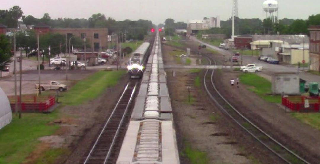 IDTX 4614 is a class Siemens SC-44 and  is pictured in Centralia, Illinois, USA.  This was taken along the CN Centralia subdivision on the Amtrak. Photo Copyright: Blaise Lambert uploaded to Railroad Gallery on 07/26/2023. This photograph of IDTX 4614 was taken on Thursday, July 20, 2023. All Rights Reserved. 