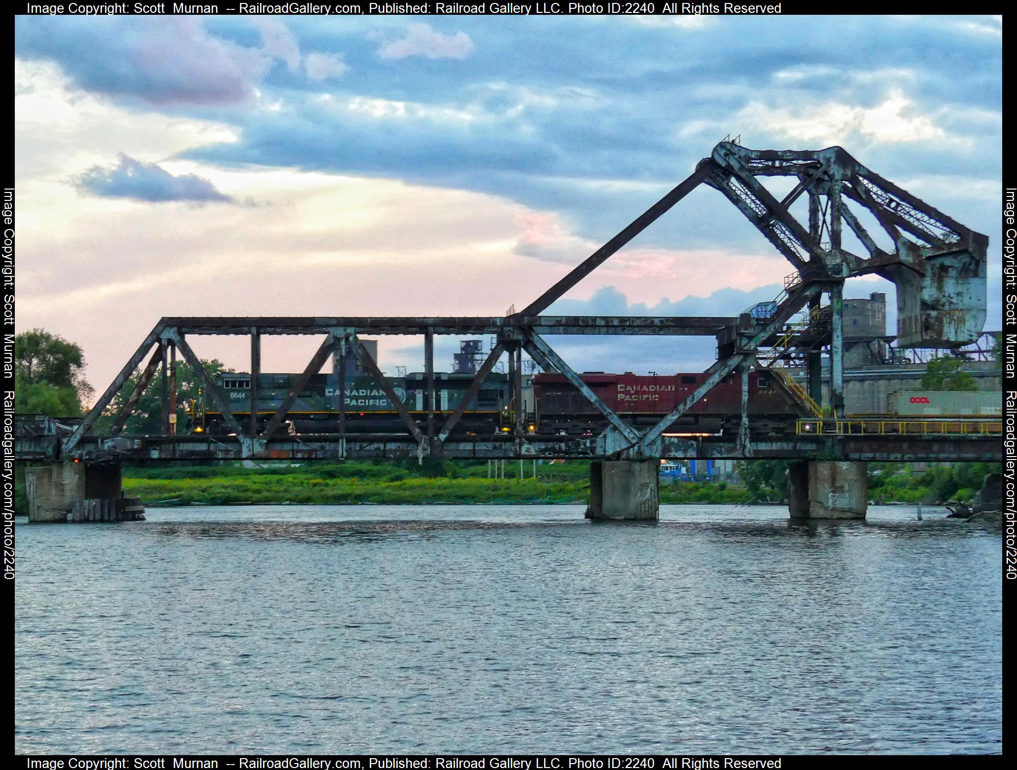 CPKC 6644 is a class EMD SD70ACU and  is pictured in Buffalo , New York, United States.  This was taken along the N/A on the CSX Transportation. Photo Copyright: Scott  Murnan  uploaded to Railroad Gallery on 07/30/2023. This photograph of CPKC 6644 was taken on Sunday, July 30, 2023. All Rights Reserved. 