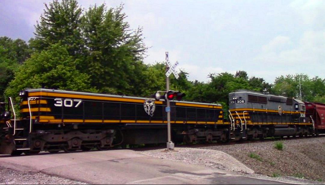 BRC 307 is a class Yard slug and  is pictured in Woodlawn, Illinois, USA.  This was taken along the BNSF Beardstown subdivision on the Belt Railway of Chicago. Photo Copyright: Blaise Lambert uploaded to Railroad Gallery on 08/10/2023. This photograph of BRC 307 was taken on Thursday, July 28, 2022. All Rights Reserved. 