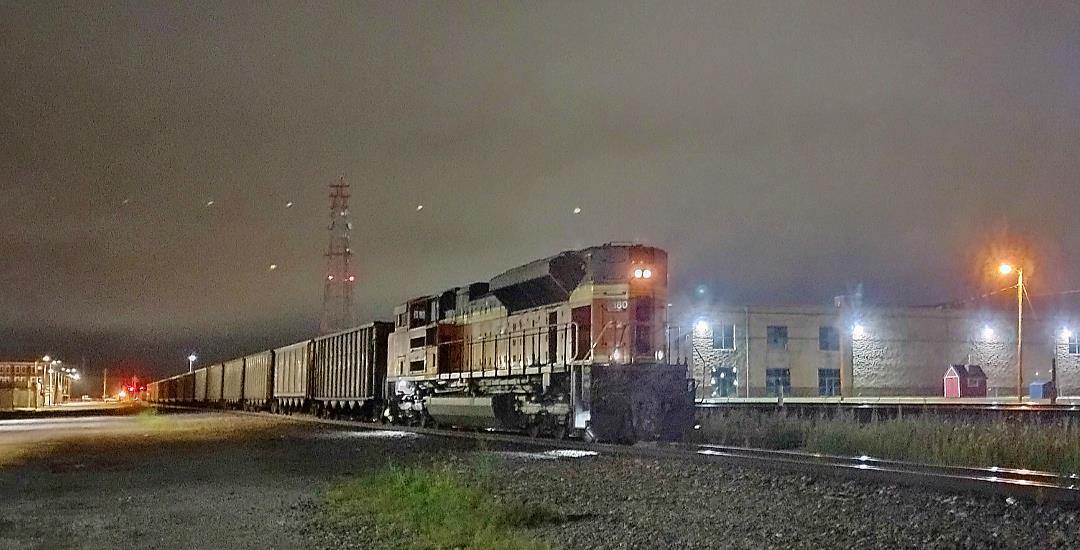 BNSF 9380 is a class EMD SD70ACe and  is pictured in Centralia, Illinois, USA.  This was taken along the BNSF Beardstown subdivision on the BNSF Railway. Photo Copyright: Blaise Lambert uploaded to Railroad Gallery on 08/12/2023. This photograph of BNSF 9380 was taken on Tuesday, August 08, 2023. All Rights Reserved. 