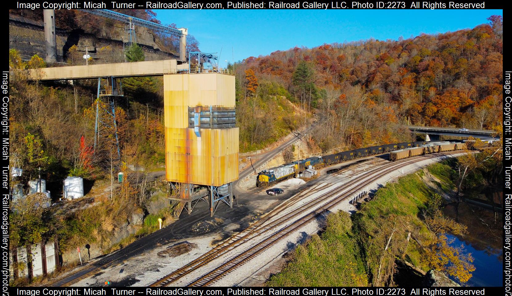 C442, CSX 1776 is a class ES44AH and  is pictured in Typo, Kentucky, USA.  This was taken along the Eastern Kentucky Subdivision on the CSX Transportation. Photo Copyright: Micah  Turner uploaded to Railroad Gallery on 08/12/2023. This photograph of C442, CSX 1776 was taken on Saturday, October 29, 2022. All Rights Reserved. 