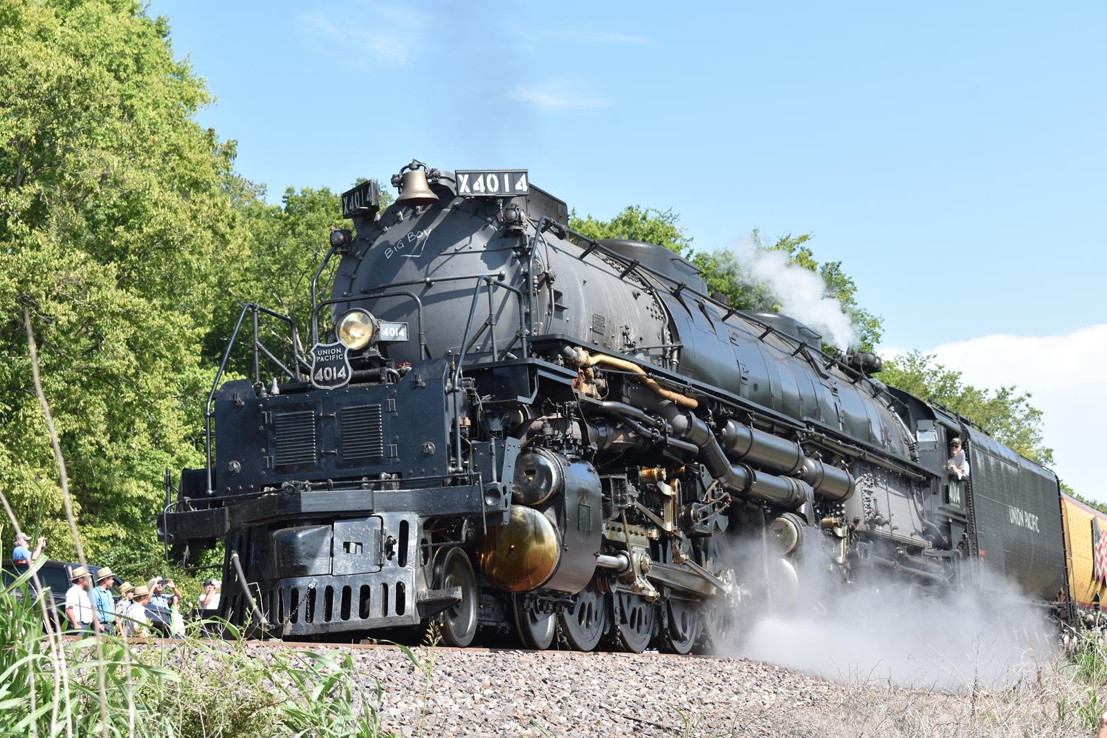 UP 4014 is a class 4-8-8-4 and  is pictured in Chester, Illinois, USA.  This was taken along the Chester Subdivision on the Union Pacific Railroad. Photo Copyright: James Ellison uploaded to Railroad Gallery on 11/24/2022. This photograph of UP 4014 was taken on Saturday, August 28, 2021. All Rights Reserved. 