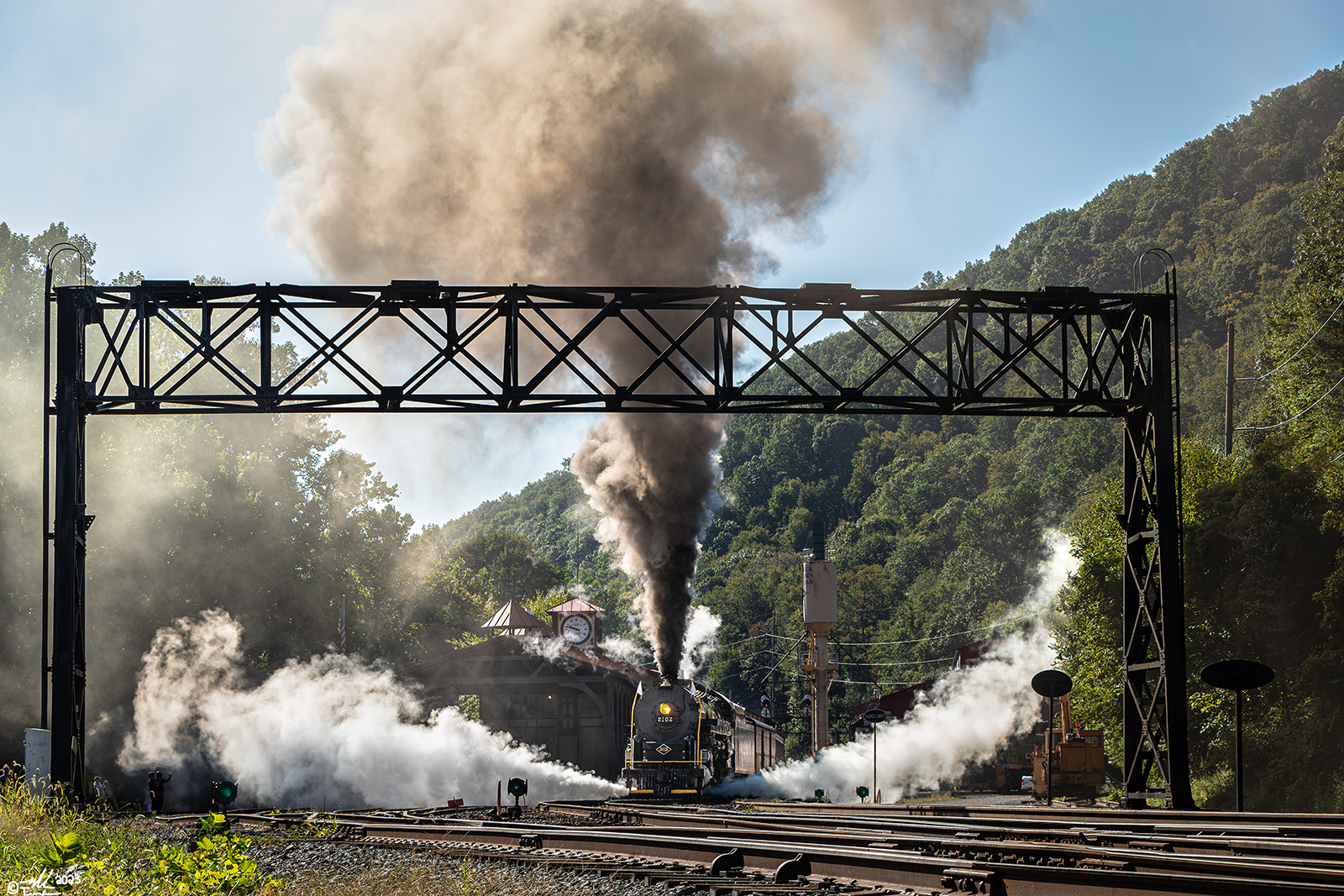 RDG 2102 is a class T-1 and  is pictured in Port Clinton, Pennsylvania, USA.  This was taken along the Port Clinton on the Reading Company. Photo Copyright: Mark Turkovich uploaded to Railroad Gallery on 09/17/2023. This photograph of RDG 2102 was taken on Saturday, September 02, 2023. All Rights Reserved. 