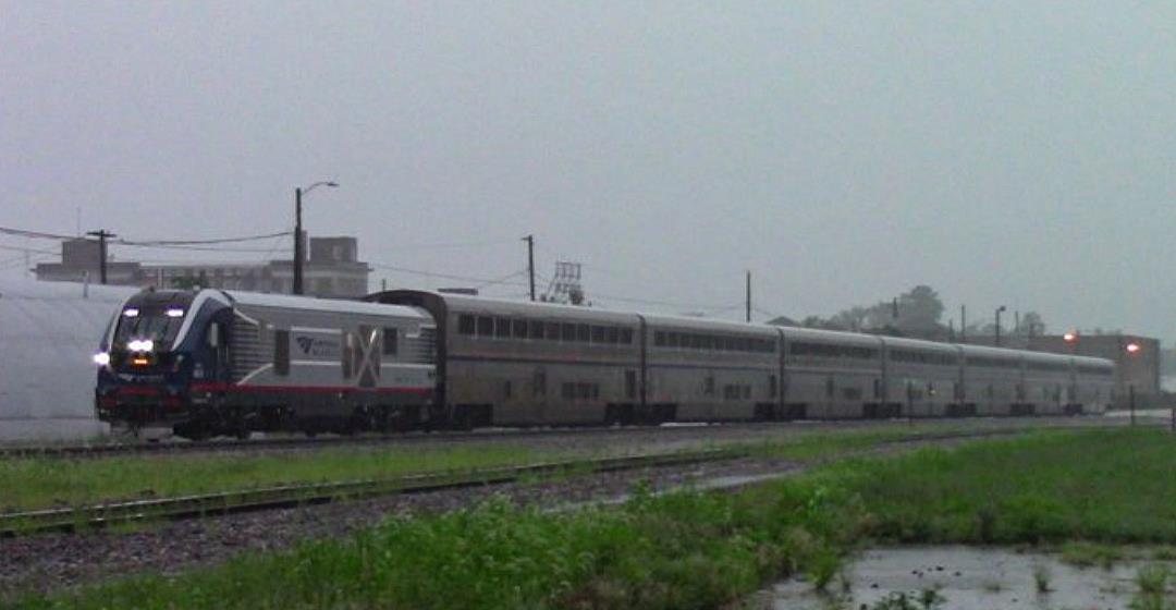 IDTX 4624 is a class Siemens SC-44 and  is pictured in Centralia, Illinois, USA.  This was taken along the CN Centralia subdivision on the Amtrak. Photo Copyright: Blaise Lambert uploaded to Railroad Gallery on 09/25/2023. This photograph of IDTX 4624 was taken on Tuesday, July 26, 2022. All Rights Reserved. 