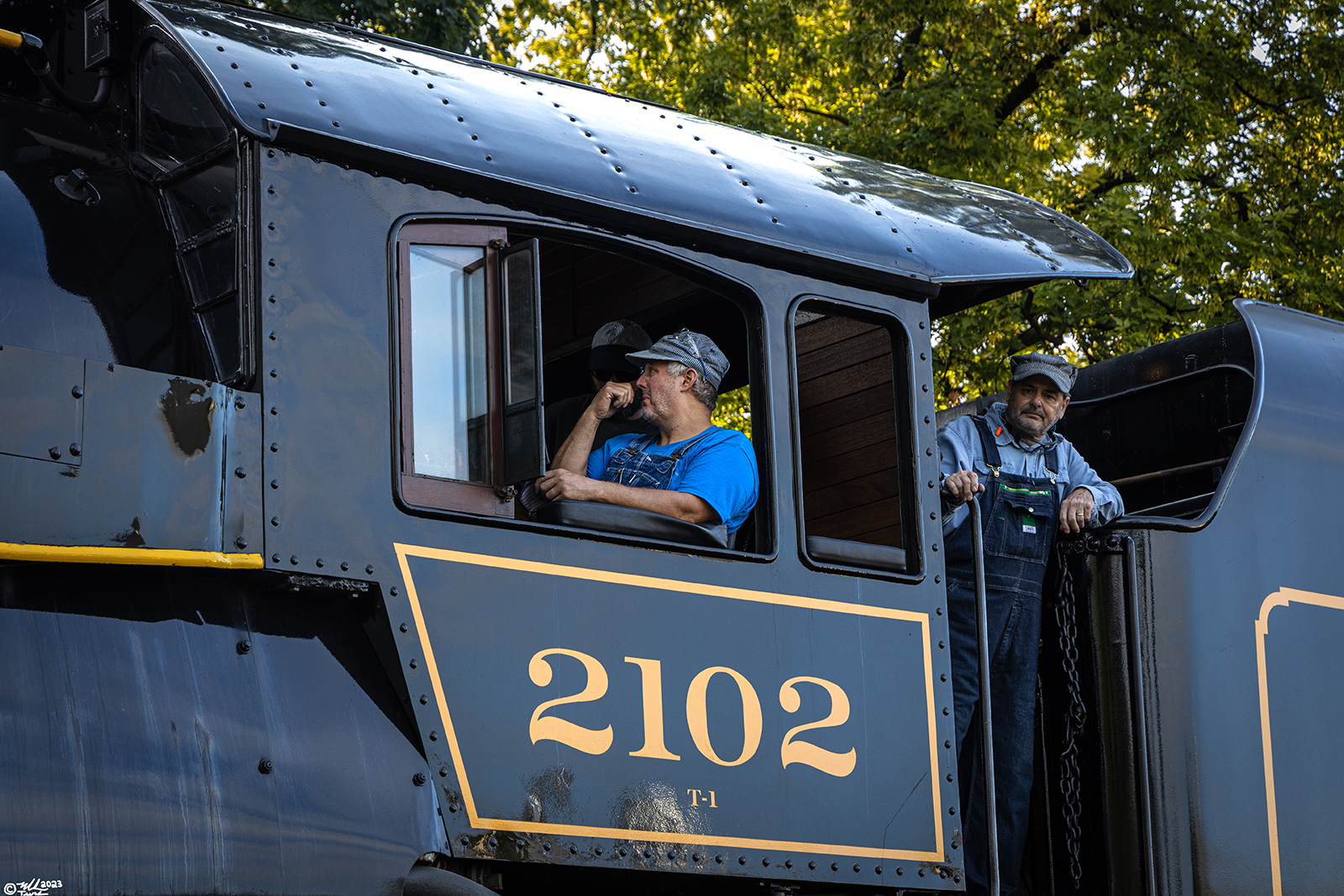 RDG 2102 is a class T-1 and  is pictured in Reading, Pennsylvania, USA.  This was taken along the Reading Outer Station on the Reading Company. Photo Copyright: Mark Turkovich uploaded to Railroad Gallery on 10/07/2023. This photograph of RDG 2102 was taken on Sunday, August 13, 2023. All Rights Reserved. 