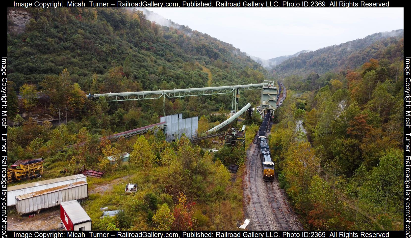 CSX 987 is a class ES44AH and  is pictured in Raven, Kentucky, USA.  This was taken along the Rockhouse Subdivision on the CSX Transportation. Photo Copyright: Micah  Turner uploaded to Railroad Gallery on 10/10/2023. This photograph of CSX 987 was taken on Monday, October 09, 2023. All Rights Reserved. 