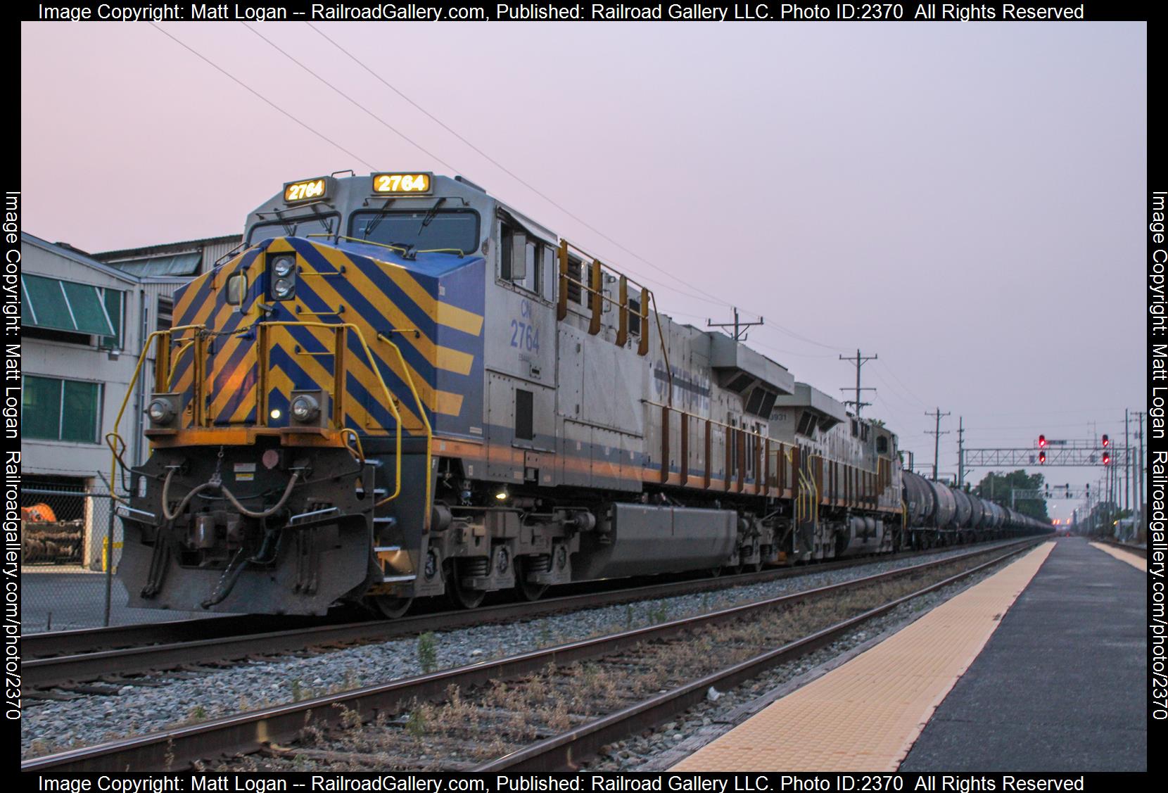 CN S708 is a class GE ES44AC and  is pictured in Franklin Park , Illinois, USA.  This was taken along the Waukesha Sub on the Canadian National Railway. Photo Copyright: Matt Logan uploaded to Railroad Gallery on 10/10/2023. This photograph of CN S708 was taken on Friday, August 18, 2023. All Rights Reserved. 